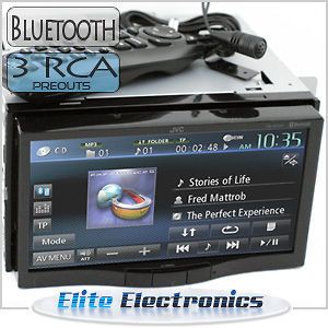 JVC KW AV70BT 7 LCD MONITOR BLUETOOTH CAR DVD CD USB SD SCREEN MEDIA