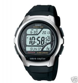 Casio Digital Atomic Waveceptor Watch, 50 Meter WR, Resin, WV58A 1AV