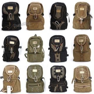 Wholesale Canvas Backpack Racksack Outdoor Sports /Camping/ Travel