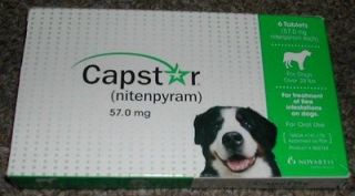 CAPSTAR large dogs over 25lbs 6 tablets, EXCELLENT DATES ONLY A