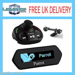 PARROT MKI 9100 BLUETOOTH HANDS FREE CAR KIT IPOD & IPHONE & BLUE OLED