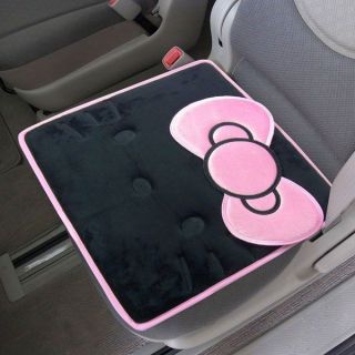 Hello Kitty in Pink Ribbon Car Seat Cushion Sofa Office Chair Cover