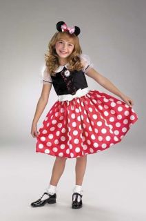 Minnie Mouse Girls Costume, Halloween Party, Trick or Treat, Kids