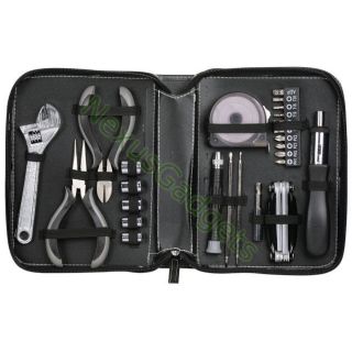 The Go 30 Piece Tool Set in a Compact Black Zippered Carrying Case