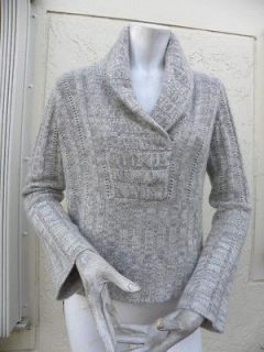 MAGASCHONI GORGEOUS CABLE & RIBBED MULTI PLY CASHMERE SWEATER