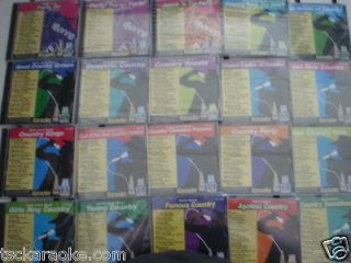 20 Disc Country Party Forever Hits Karaoke CDG Set HUGE DEAL Patsy