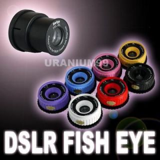 Fisheye LENS Set Canon DSLR EOS 7D 60D 50D 40D 600D 550D 500D Lomo EF