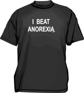 BEAT ANOREXIA Logo Mens tee Shirt PICK SIZE & COLOR