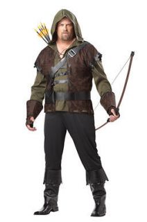 Adult Mens Robin Hood Big & Tall Halloween Costume
