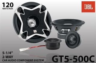 GT5 500C 13cm 5.25 Car Component Speakers Stereo Front Rear splits