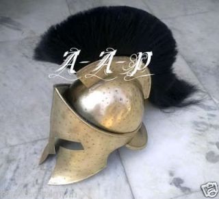 Spartan Helmet Movie Costume Medieval Greek Reenact re casco vestire