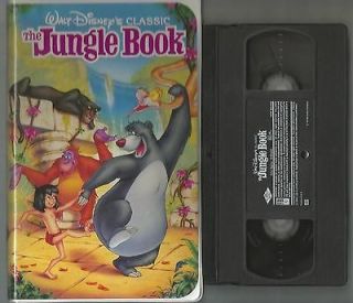 The Jungle Book VHS Disney Clamshell Used but Guaranteed to Play