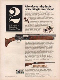 1971 BROWNING AD AUTOMATIC 5 SHOTGUN CROW DECOYS DUCK