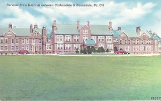 Farview State Hospital Near Carbondale Pennsylvania Postcard