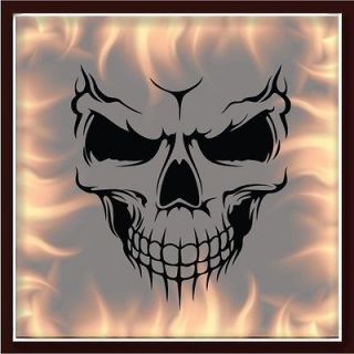 SKULL 325 airbrush stencil template motorcycle chopper paint ~ NEW