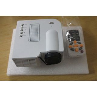 Mini Projector LED Lamp LCD Display With VGA USB SD Speaker Portable