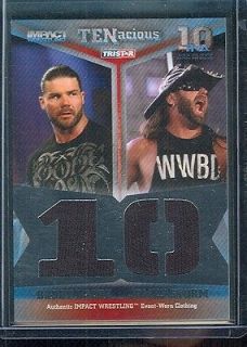ROODE JAMES STORM DUAL EVENT WORN CLOTHING WRESTLING CARD SEE SCAN