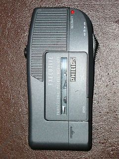 Philips 491 mini cassette recorder, LFH491 dictation slide switch