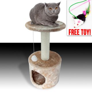 Cat Tree Level Condo Kitten Furniture Scratching Post Pet Play House