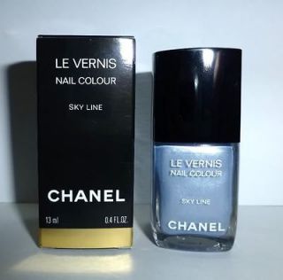 Chanel Le Vernis *SKY LINE* Nail Colour Blue Fast Track Runway