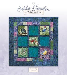 Art Quilt Pattern ~ BELLA GARDEN   EVENSONG ~ Block Four by McKenna
