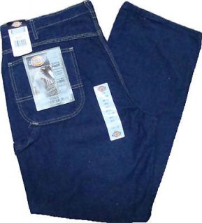 Dickies Flannel Lined Carpenter Dark Blue W 30 to W 44
