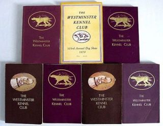 The Westminster Kennel Club Annual Dog Show 1979,1980,1981,1983,1987
