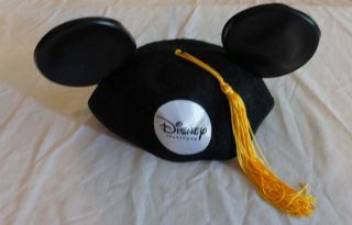 Disney Adult Black Gold Tassel Disney Institute Mickey Mouse Ears