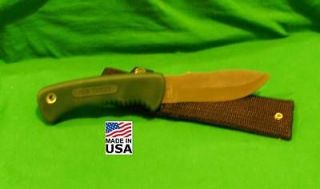 USA Schrade Old Timer knife and sheath New fixed blade hunter Hunting