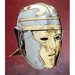 AH6049   Reenactors Roman cavalry face helmet 100 A.D.