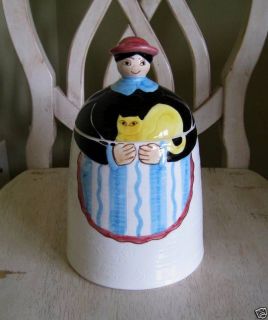 Vintage Pier 1 Figural Colonial People Kitchen Canister