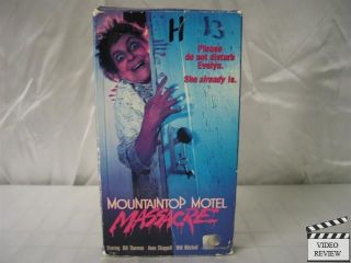 Mountaintop Motel Massacre Bill Thurman, Anna Chappell