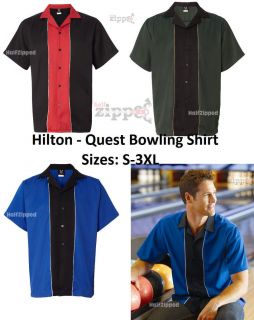Hilton Apparel Quest Bowling Shirt HP2246 S 3XL NEW