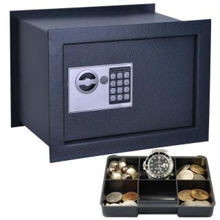 Wall/Floor Flat Recessed Box Safe Lock Digital Home Security Gun Cash