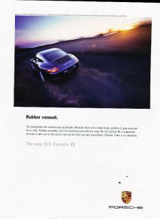 2007 Porsche 911 Carrera 4S   rubber cement   Classic Advertisement