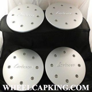 LORINSER D93 SILVER Custom Wheel Center Caps Four   4, Brand new From