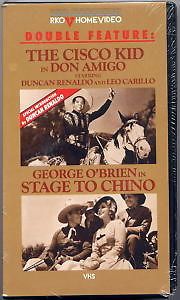 VHS The Cisco Kid in Don Amigo w/Duncan Reynaldo/Stage to Chino w