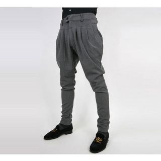 Fashion Mens Casual Pants Slim Half Trousers Slacks Baggy Harem 4 Size