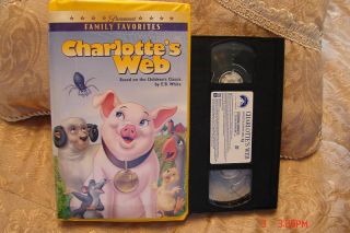 Charlottes Web Family Favorites Classic Clamshell VHS
