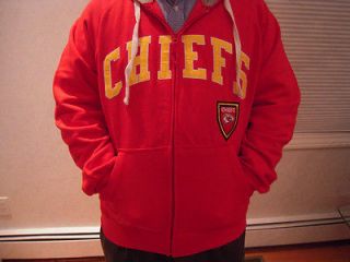 NWT Mens Big & Tall Kansas City Chiefs Full Zip Hooded Sweatshirt
