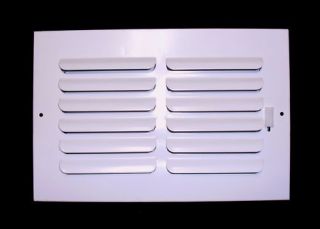 Wall Register/Vent Register White 6x12 and 6x10
