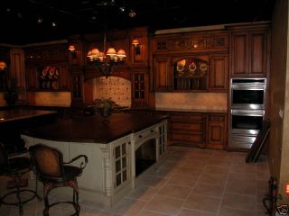 Kitchen Cabinets with Countertops, sink, and faucet