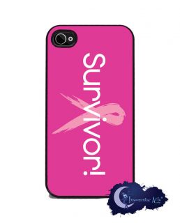 Ribbon Breast Cancer   iPhone 4s Silicone Rubber Cover, Cell Phone