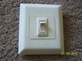 Fifth Wheel/Trailer Wall Light Switches Ivory