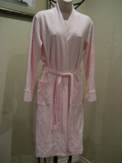 Charter Club Intimates Womens Waffle Robe Pink Size XS NWT