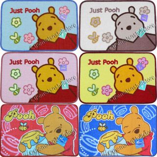 the Pooh 100% Polyester Bath Mat Floor Rugs Rubber Backing Genuine