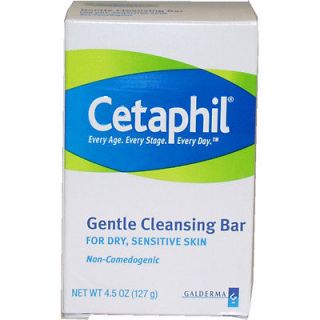 Gentle Cleansing Bar by Cetaphil for Unisex 4.5 oz Soap