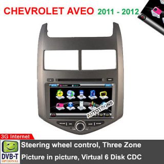3G GPS Navi Radio RDS PIP 6V CDC For Chevrolet Aveo Sonic 2011 2012