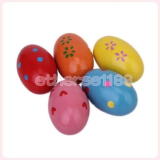 Color large childrens musical instruments sand eggs wooden sand eggs