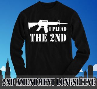 2ND LONGSLEEVE   WHITE   2nd Amendment gun control assault rifle NRA